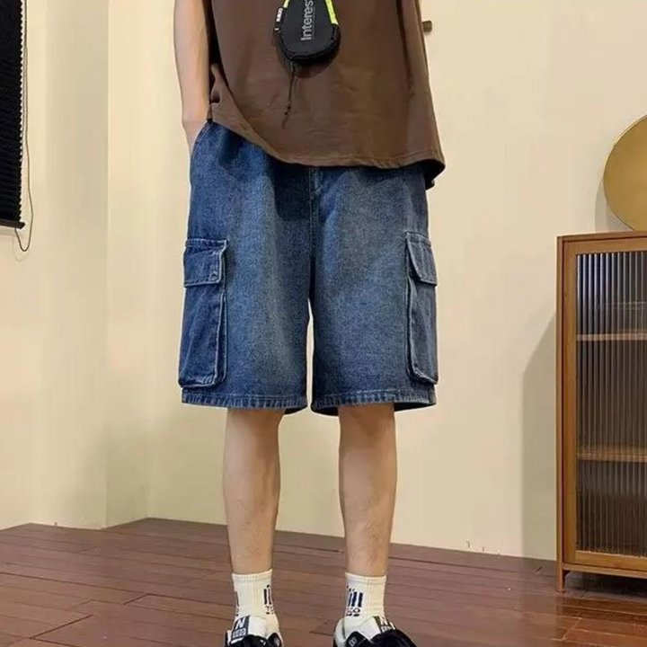 Erwin - Denim Hip Hop Jorts für Herren