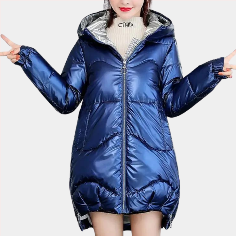 Amelia - Bequeme Damenjacke mit warmer Kapuze