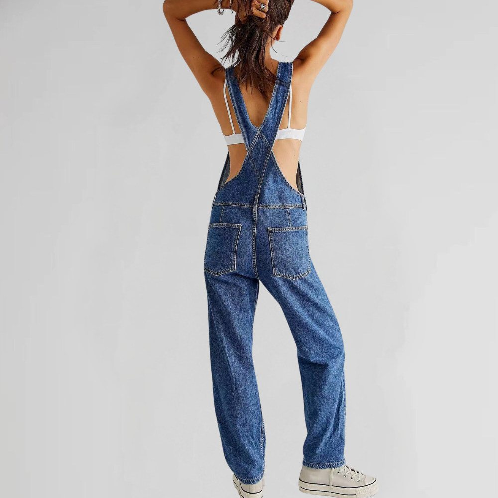 Valeria - Funktioneller Denim-Overall für Damen