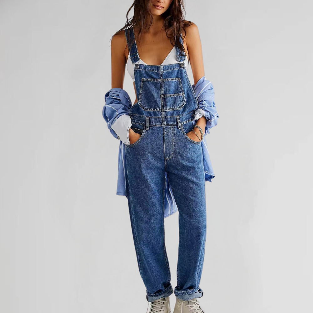 Valeria - Funktioneller Denim-Overall für Damen