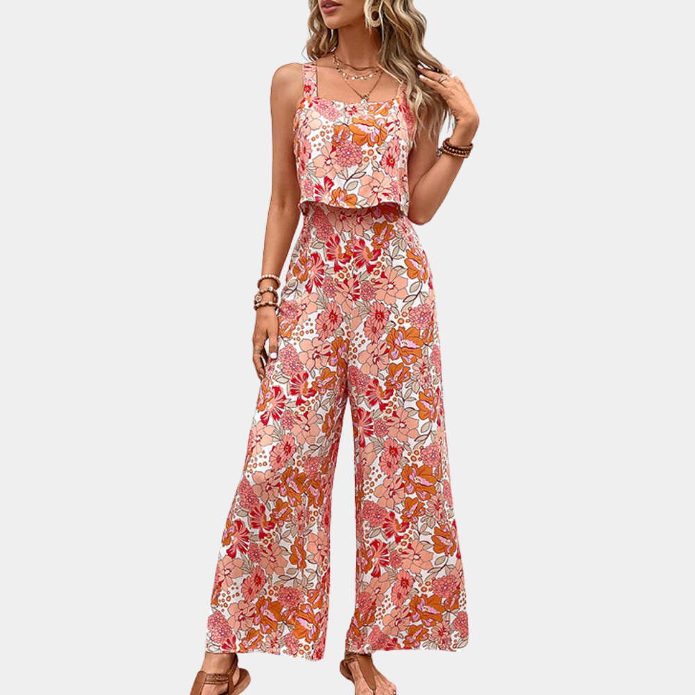 Desiree - Eleganter geblümter Damen-Jumpsuit