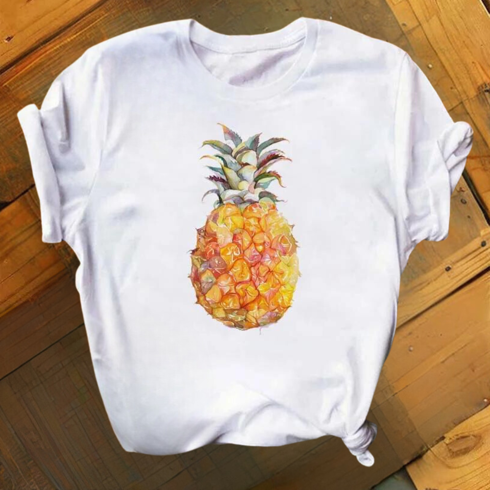 Marisol - Lässiges Shirt mit Ananas-Print für Damen