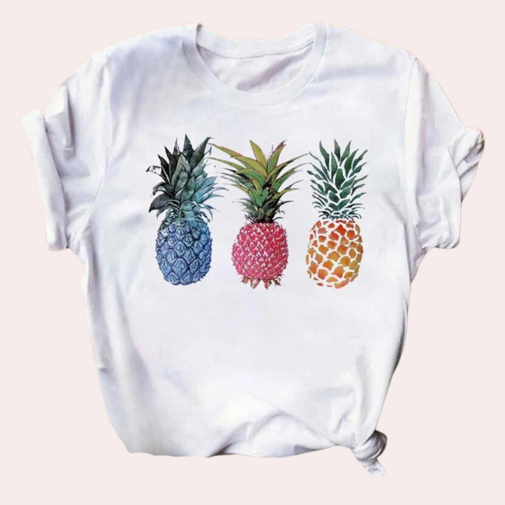 Marisol - Lässiges Shirt mit Ananas-Print für Damen