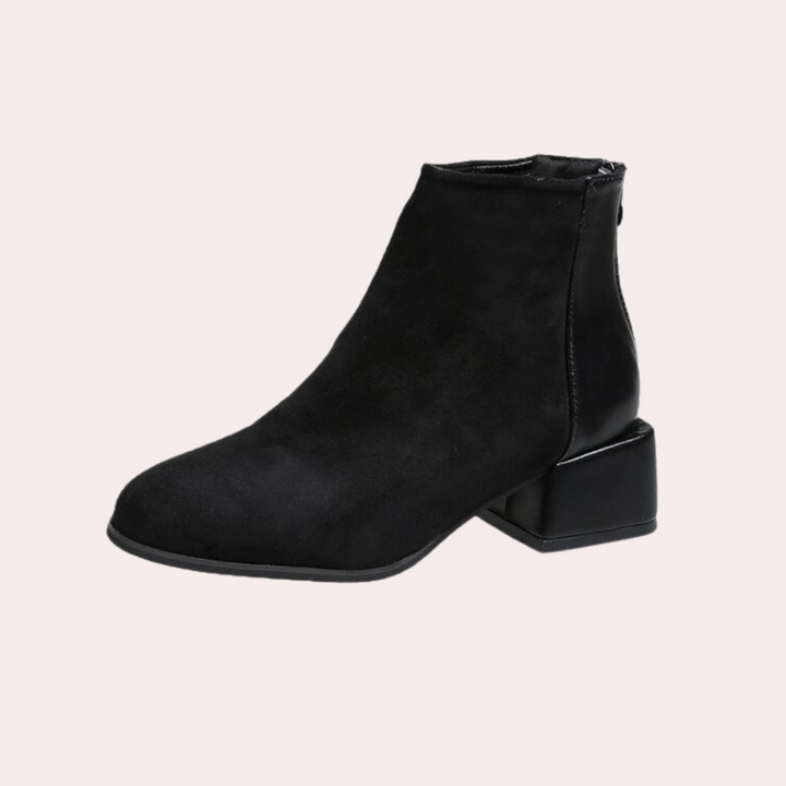 Eszter - Klassische Blockabsatz-Stiefel für Damen