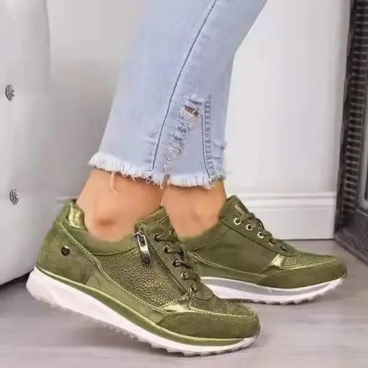 Rodica - Modische Damen-Sneakers mit Reißverschluss