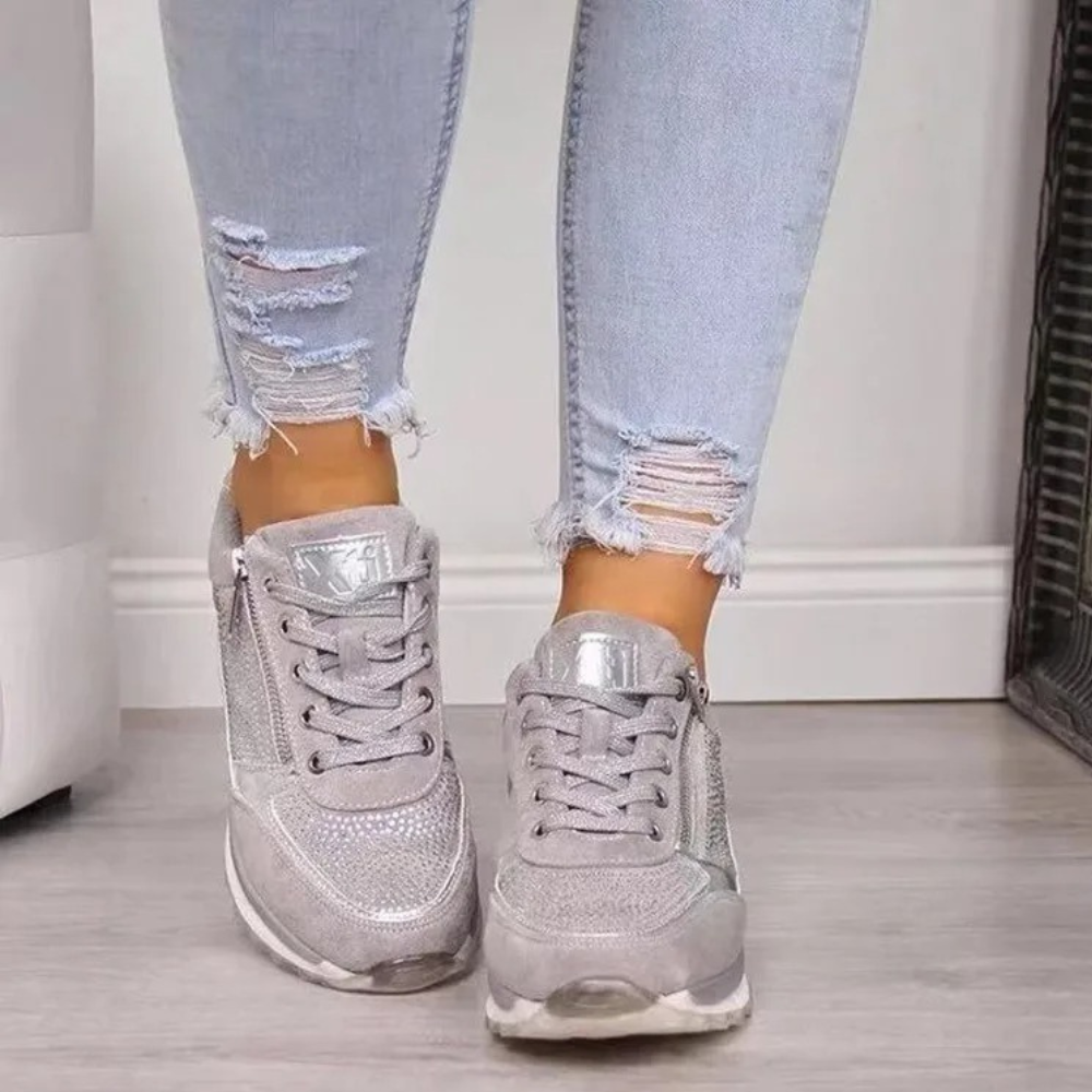 Rodica - Modische Damen-Sneakers mit Reißverschluss