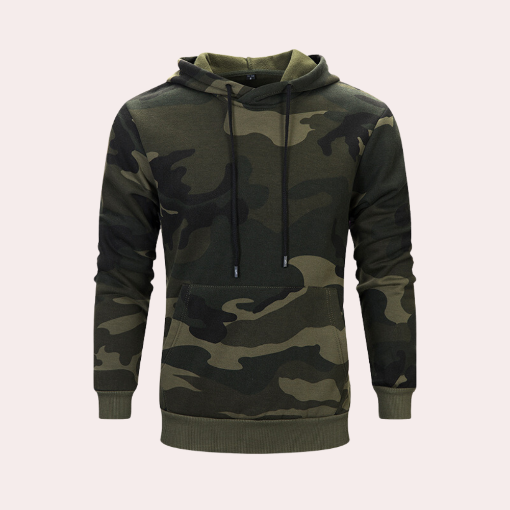 Petri - Herren Kuscheliger Camouflage-Hoodie mit Kordelzug