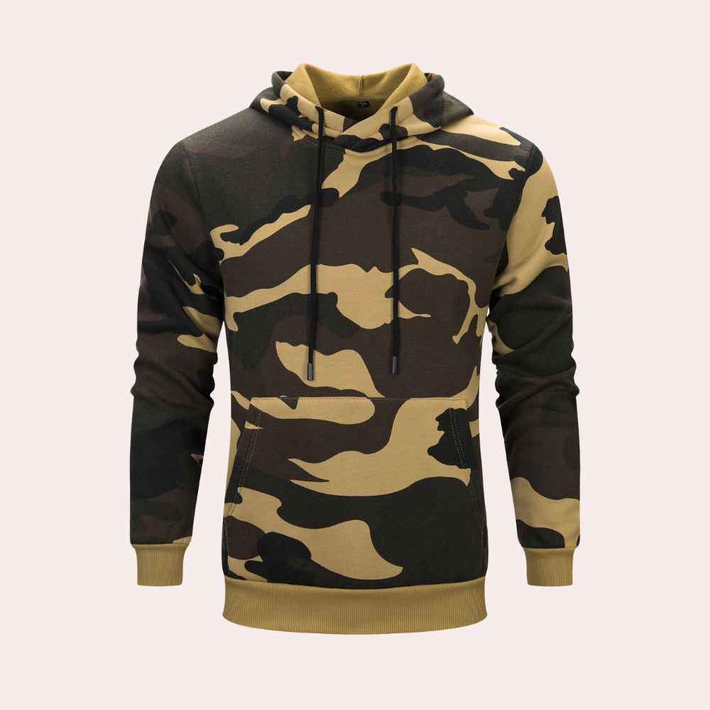 Petri - Herren Kuscheliger Camouflage-Hoodie mit Kordelzug