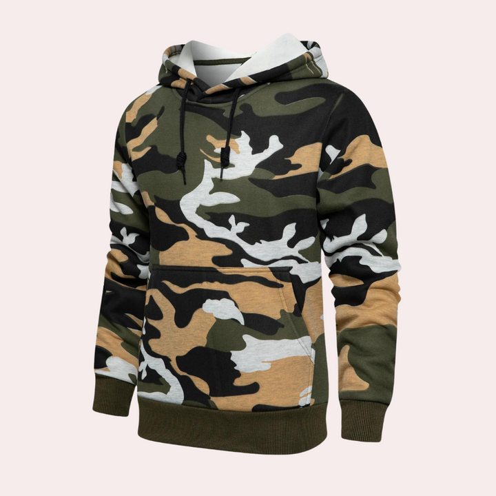 Petri - Herren Kuscheliger Camouflage-Hoodie mit Kordelzug