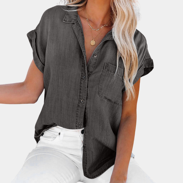 Shaloni - Leichtes Denim-Shirt für Damen