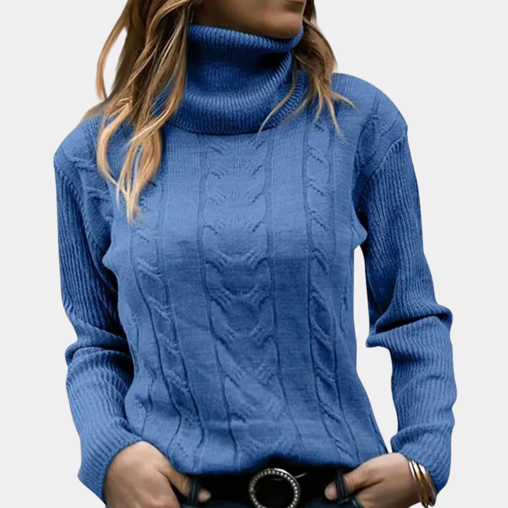 Serene - Eleganter Rollkragenpullover für Frauen