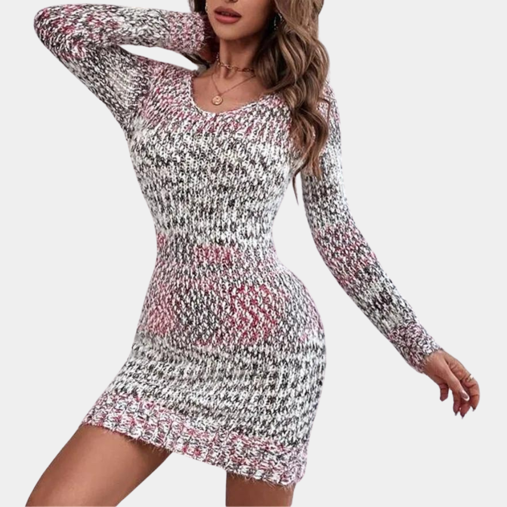 Zella - Bodycon Strickkleid für Damen Elegant und Bequem