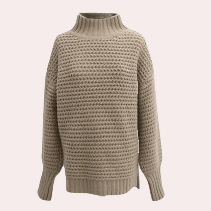 Melina - Kuscheliger Rollkragenstrickpullover für Damen