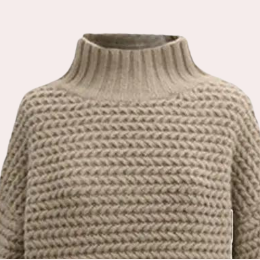 Melina - Kuscheliger Rollkragenstrickpullover für Damen