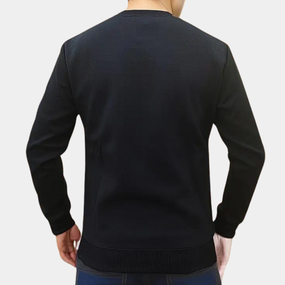 Mihnea - Lässiges Rundhals-Sweatshirt für Herren