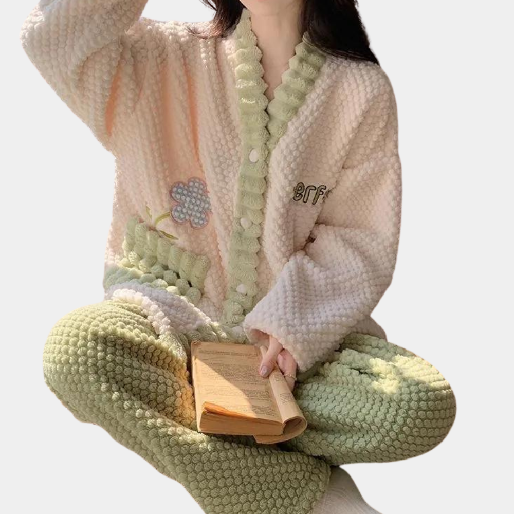 Vivien - Weiches und kuscheliges Pyjama-Set für Damen