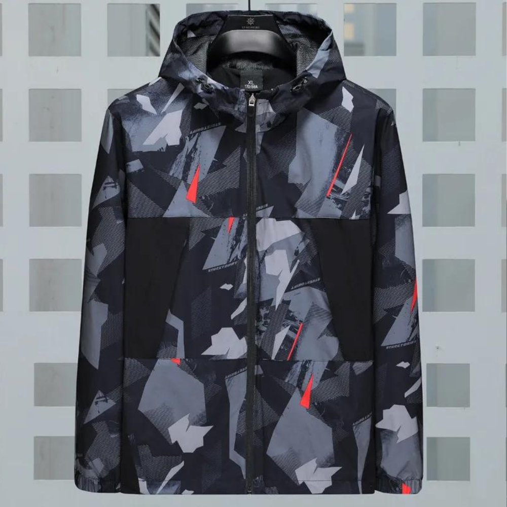 Konstantin - Moderne Camouflage-Kapuzenjacke für Herren