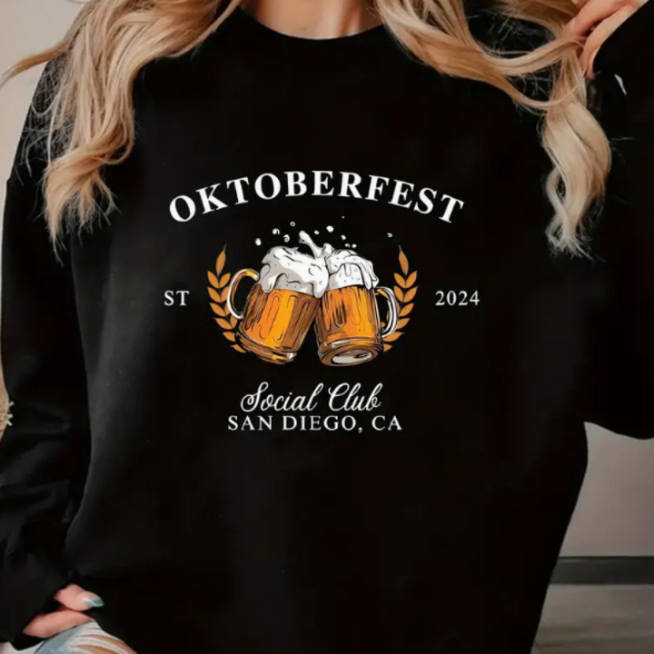 Paraskevi - Trendigen Oktoberfest Sweatshirt für Damen