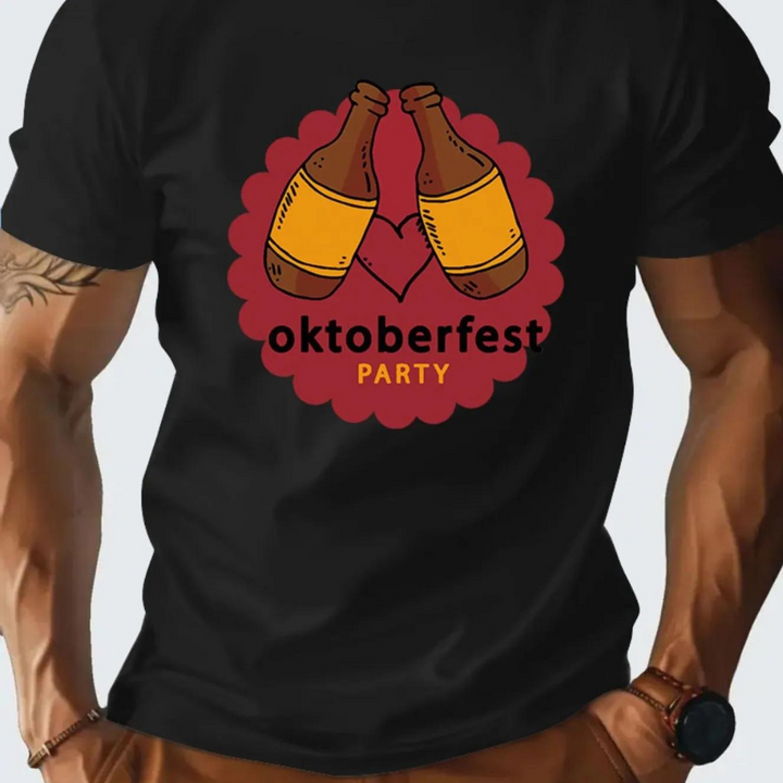 Dominic - Bequemes Oktoberfest-T-Shirt für männer