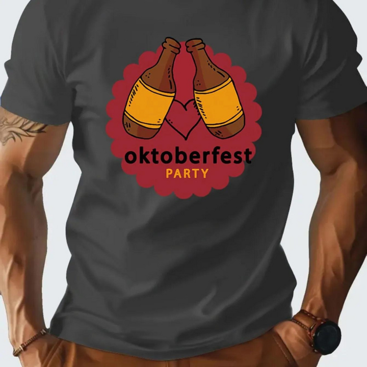 Dominic - Bequemes Oktoberfest-T-Shirt für männer