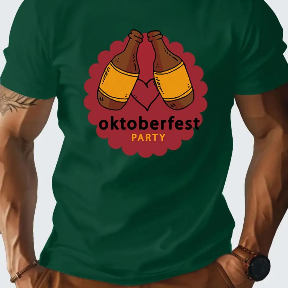 Dominic - Bequemes Oktoberfest-T-Shirt für männer