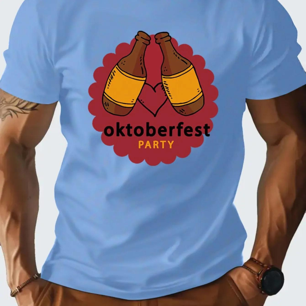 Dominic - Bequemes Oktoberfest-T-Shirt für männer