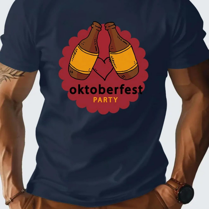 Dominic - Bequemes Oktoberfest-T-Shirt für männer