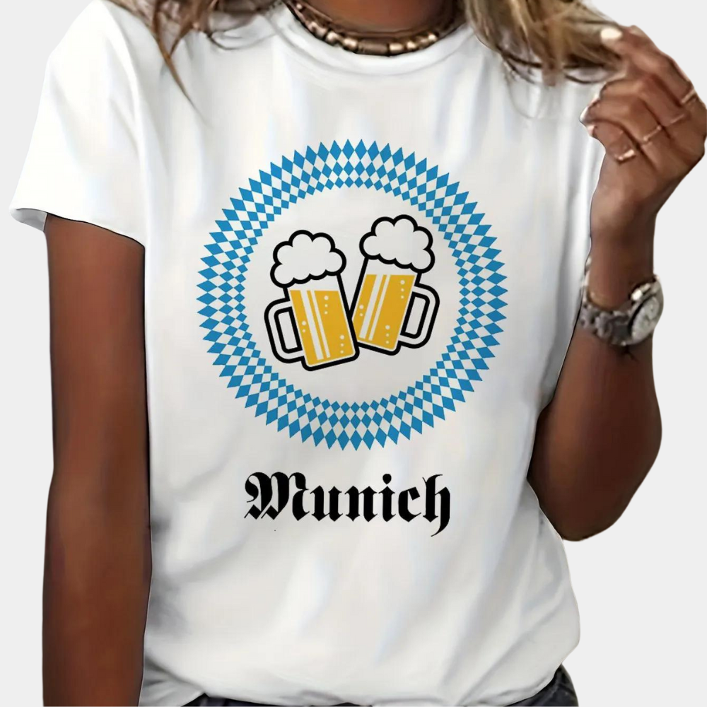 Viviane - Damen Rundhalsshirt für Oktoberfest