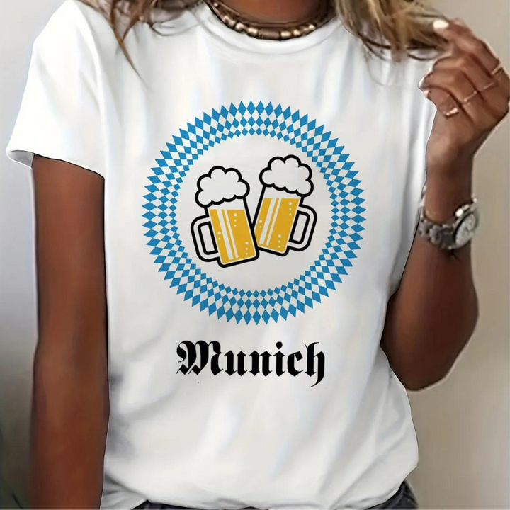 Viviane - Damen Rundhalsshirt für Oktoberfest