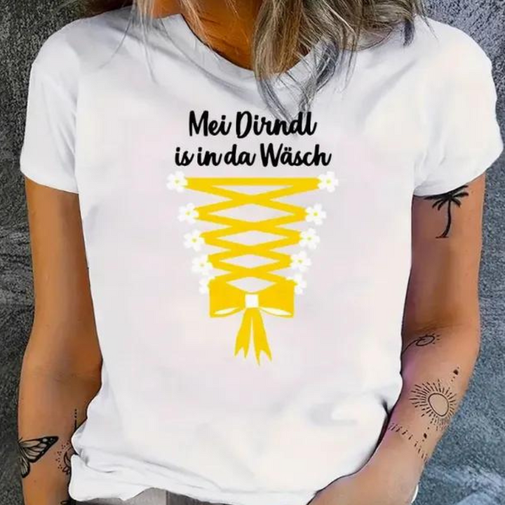 Gala - Damen-T-Shirt mit Dirndl-Design für das Oktoberfest