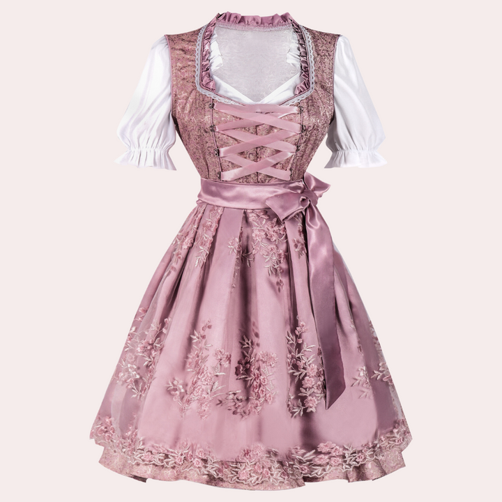 Miren - Oktoberfestkleid mit Spitzenapplikationen für Damen