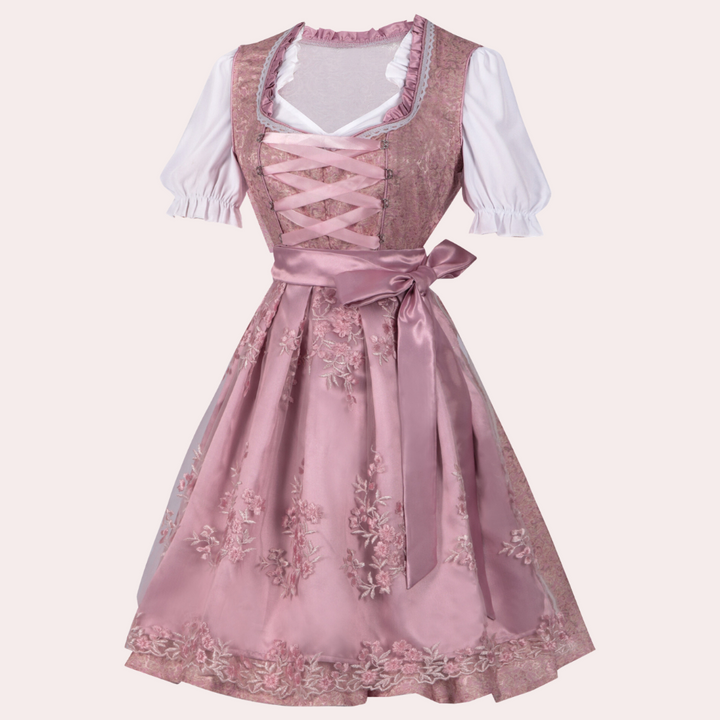 Miren - Oktoberfestkleid mit Spitzenapplikationen für Damen