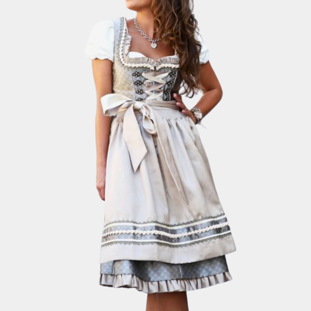 Zelie - Traditionelles Oktoberfest-Kleid für Damen mit Schürze