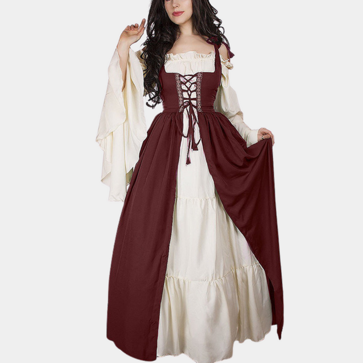 Dimitra - Elegantes Oktoberfest Kleid mit geschnürtem Mieder