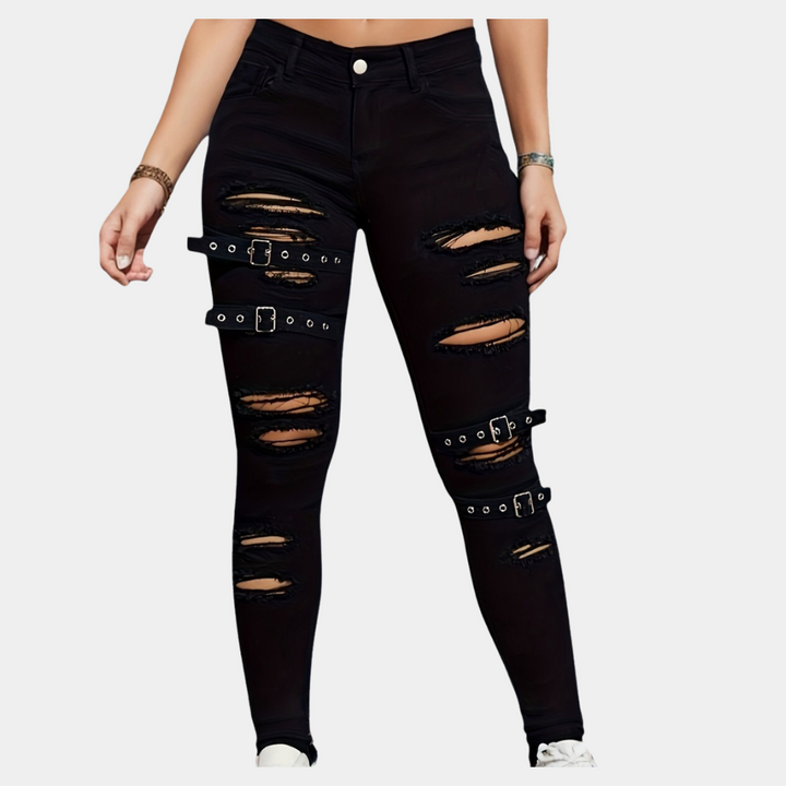 Sotiria - Stylische Hosen mit trendigem Ripped-Look