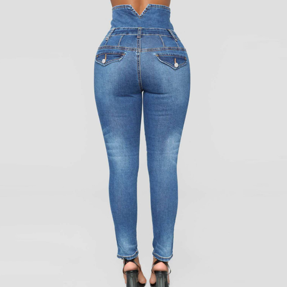 Nola - Elegante High-Waisted Skinny Hose für Damen