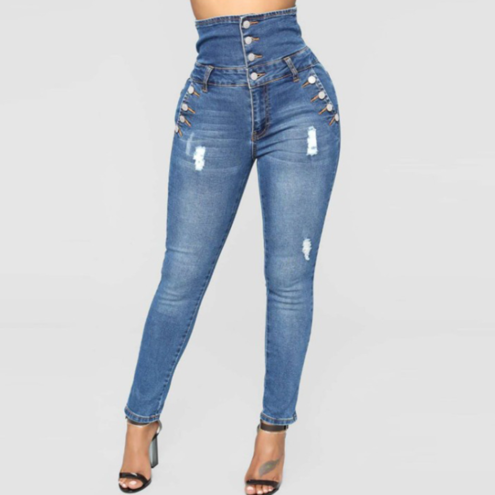 Nola - Elegante High-Waisted Skinny Hose für Damen