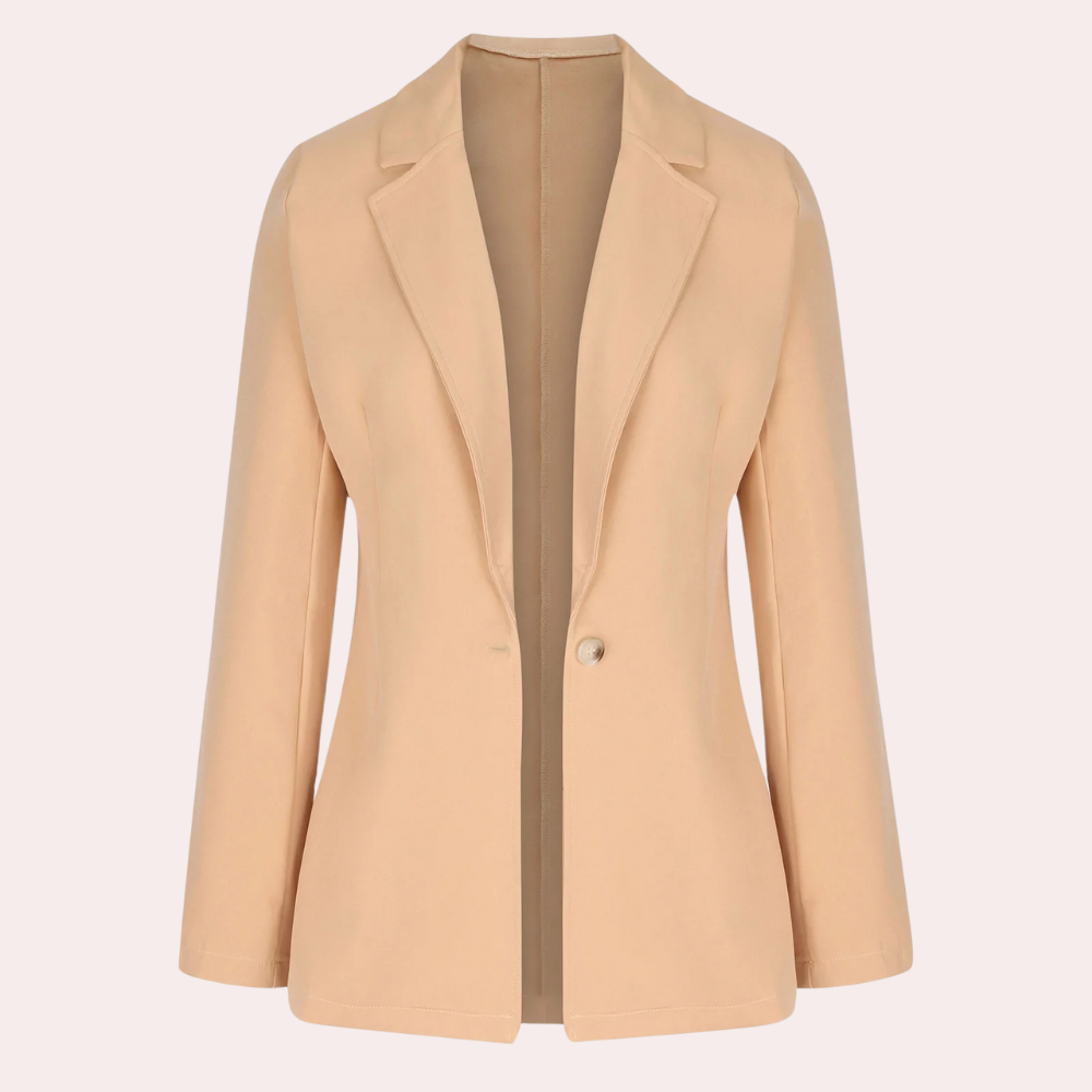 Nastya - Minimalistischer schlichter Blazer für Frauen