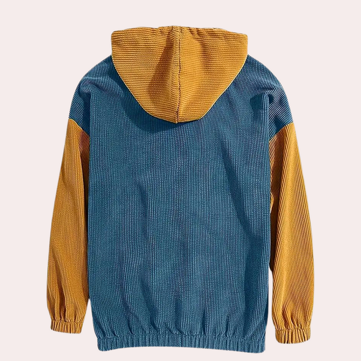 Janos - Lässiger Cord-Kapuzenpullover für Herren