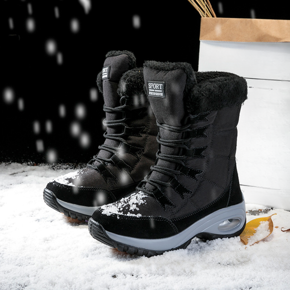 Bea - Robuste Winterstiefel zum Schnüren für Damen