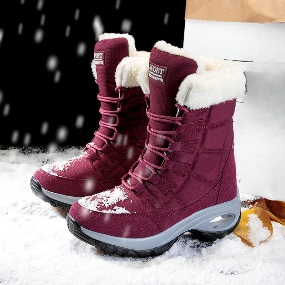 Bea - Robuste Winterstiefel zum Schnüren für Damen