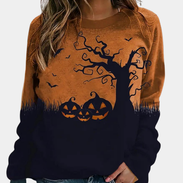 Elza - Lässiges Halloween-Sweatshirt für Damen