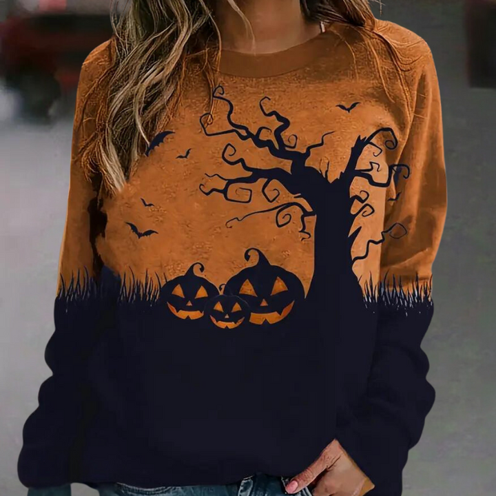 Elza - Lässiges Halloween-Sweatshirt für Damen