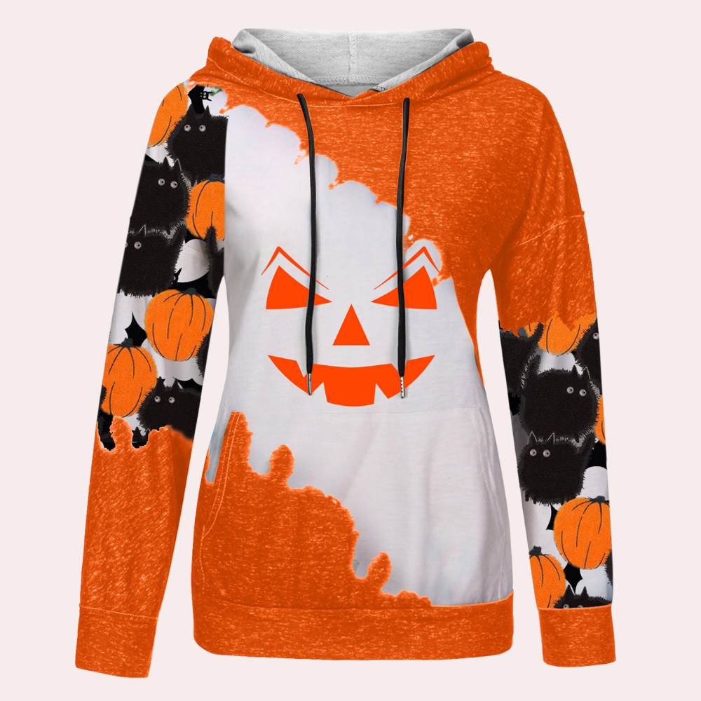 Elizabet - Trendiges Halloween-Sweatshirt für Damen