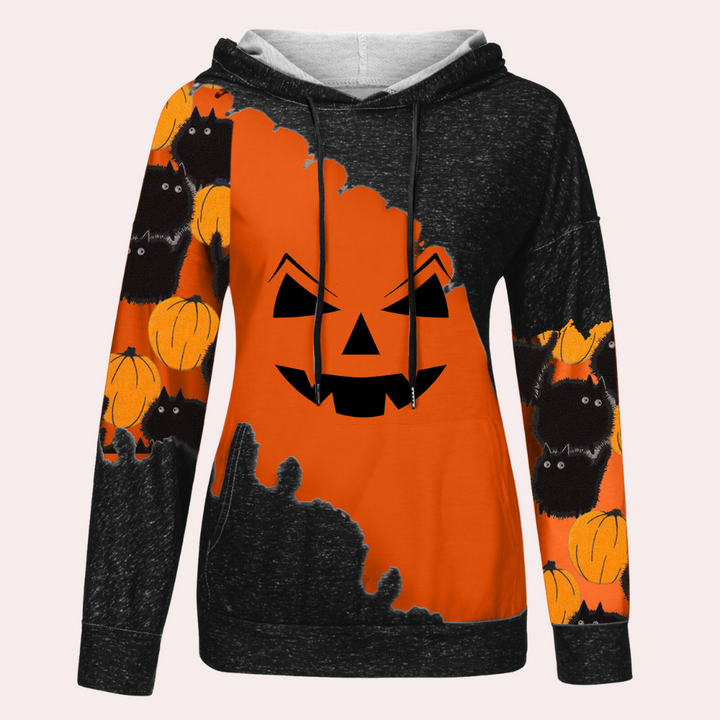 Elizabet - Trendiges Halloween-Sweatshirt für Damen