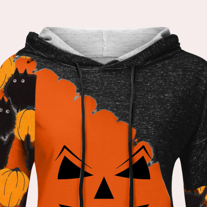 Elizabet - Trendiges Halloween-Sweatshirt für Damen