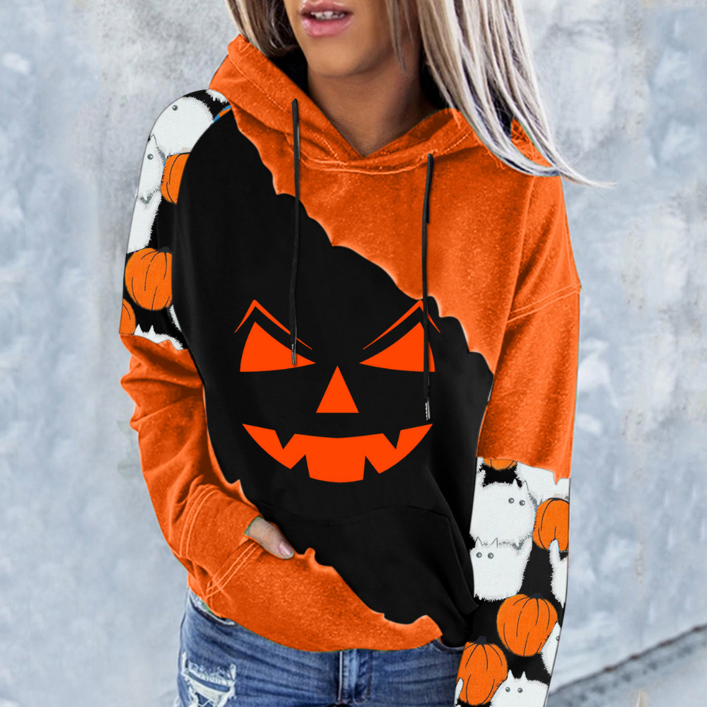 Elizabet - Trendiges Halloween-Sweatshirt für Damen