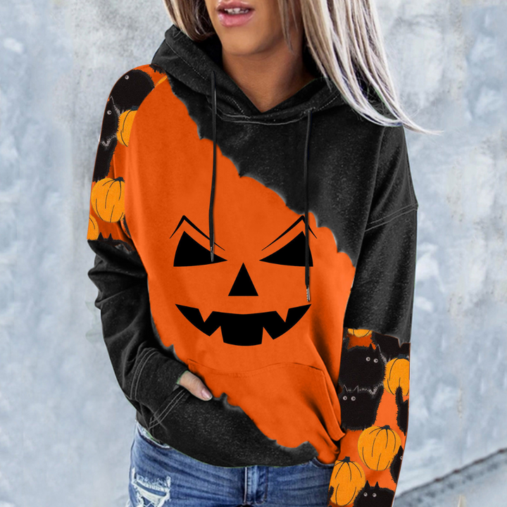 Elizabet - Trendiges Halloween-Sweatshirt für Damen