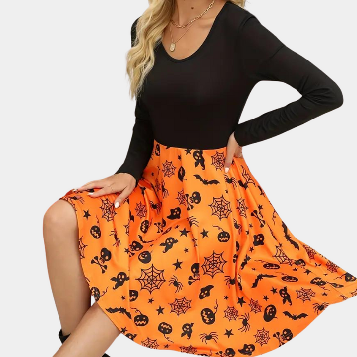 Melusine - Hexenhafte Eleganz Halloween Kleid für Damen