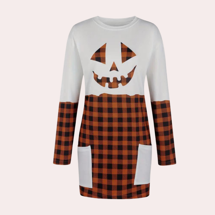 Kata - Stylisches Halloween-Sweatshirt für Damen in Übergröße